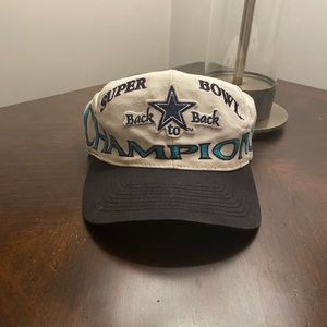 Vintage Dallas Cowboys Back To Back Superbowl Champions Snapback